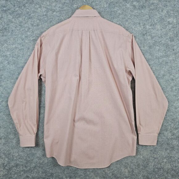 Brooks Brothers 346 Men's Shirt Size 16-4/5 Red & White Mini Checks All Cotton - Picture 12 of 13